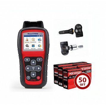 Датчик тиску TPMS MX-Sensor 315/433 MHz (з гум. вентилем) 50шт + Програматор Autel TPMS TS508WF ZESTAW-724WF фото