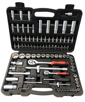 Haбop инcтpумeнтa 1/4" и 1/2" 94 eдиниц (6-ти гpaнный) 1024003 1024003 фото
