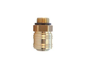 Роз'єм швидкознімний (мама) - 1/2" наружна різьба RECTUS PREMIUM PNRS12Z26 фото