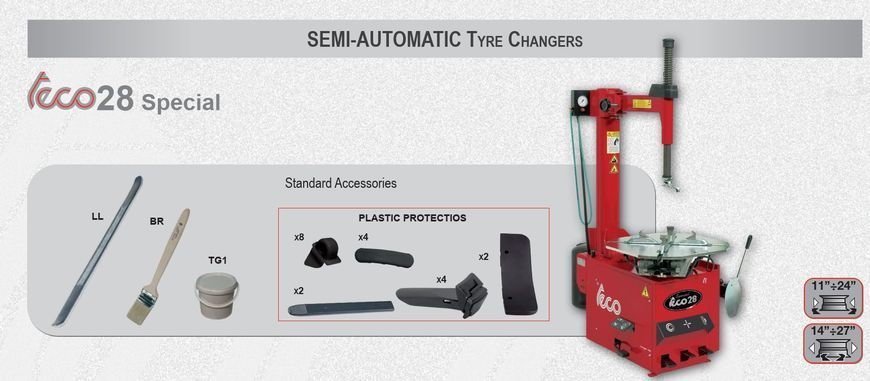 Шиномонтажний верстат TECO 28 Special TI 2шв 380В 0-11636701/00_16 фото